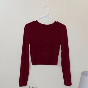 Forever21 Red Cropped Top